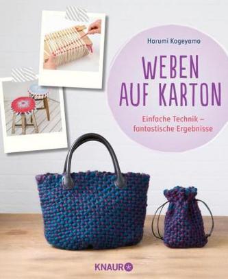Weben auf Karton