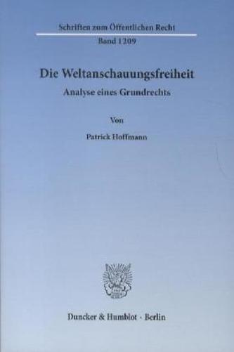 Die Weltanschauungsfreiheit