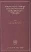Metaphysik und Ontologie in der abendländischen und buddhistischen Philosophie