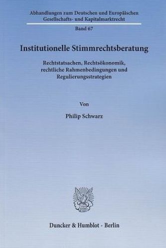 Institutionelle Stimmrechtsberatung