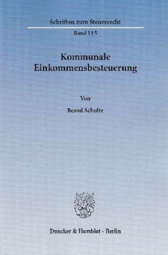 Kommunale Einkommensbesteuerung