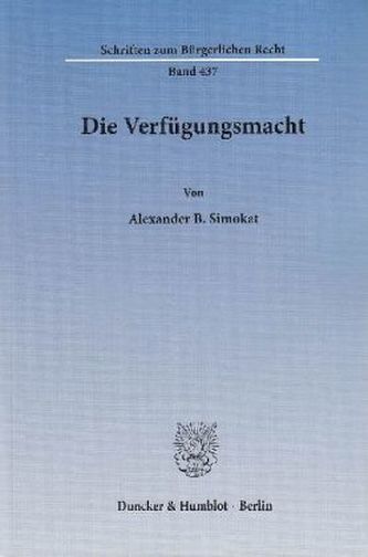 Die Verfügungsmacht