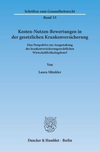 Kosten-Nutzen-Bewertungen in der gesetzlichen Krankenversicherung