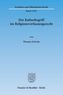 Der Kulturbegriff im Religionsverfassungsrecht