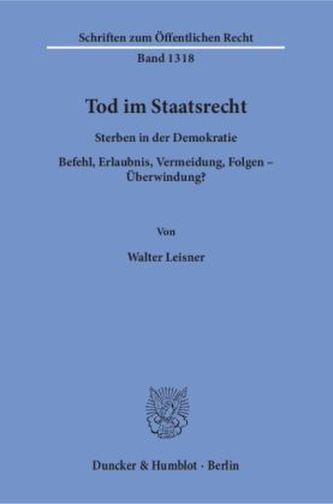 Tod im Staatsrecht