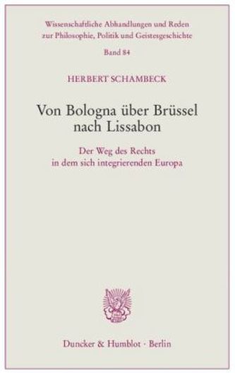 Von Bologna über Brüssel nach Lissabon