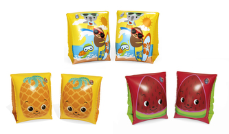 Rukávky nafukovací ovoce 23x15cm 2 barvy v sáčku 3-6 let