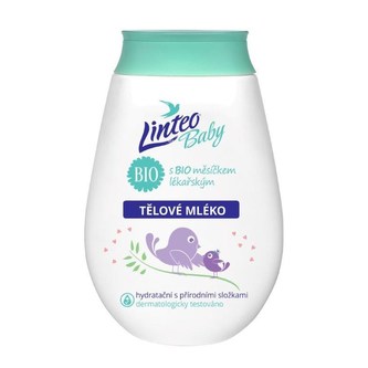 Dětské tělové mléko Linteo Baby s měsíčkem lékařským
