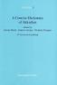 A Concise Dictionary of Akkadian