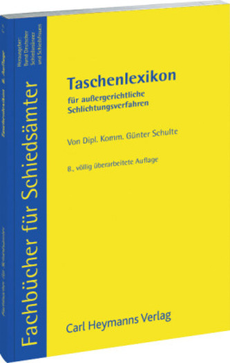 Taschenlexikon für außergerichtliche Schlichtungsverfahren