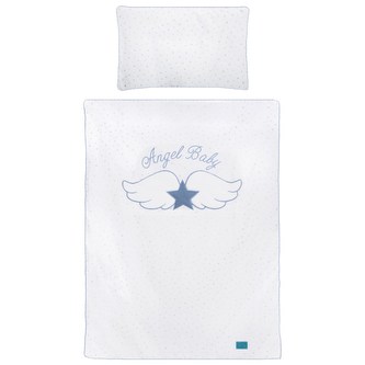 3-dílné ložní povlečení Belisima Angel Baby 100/135 modré