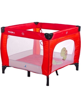 Dětská skládací ohrádka CARETERO Quadra red
