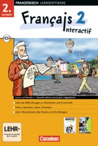 Francais interactif, 2. Lernjahr, 1 CD-ROM