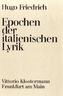 Epochen der Italienischen Lyrik