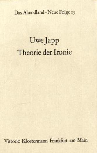 Theorie der Ironie