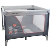 Dětská skládací ohrádka Baby Mix 106x106 medvědi pink-grey
