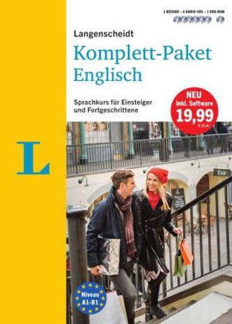 Langenscheidt Komplett-Paket Englisch - Sprachkurs mit 2 Büchern, 6 Audio-CDs, 1 DVD-ROM, MP3-Download