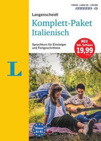 Langenscheidt Komplett-Paket Italienisch, 2 Bücher, 6 Audio-CDs, 1 DVD-ROM, MP3-Download