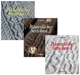 Bäuerliches Stricken, 3 Bände