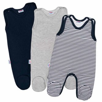Kojenecké dupačky New Baby Classic II Kluk 3ks - velikost 80 (9-12m)