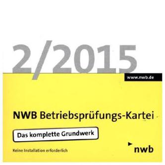 NWB Betriebsprüfungs-Kartei, CD-ROM