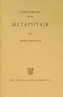 Einführung in die Metaphysik