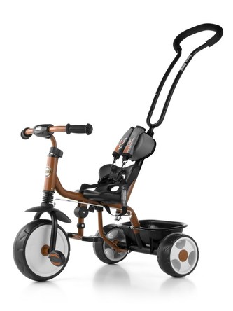 Dětská tříkolka se zvonkem Milly Mally Boby 2015 brown