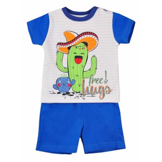 Letní soupravička Koala Cactus Summer modrá - velikost 74 (6-9m)