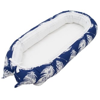 Hnízdečko pro miminko New Baby Pírka modré