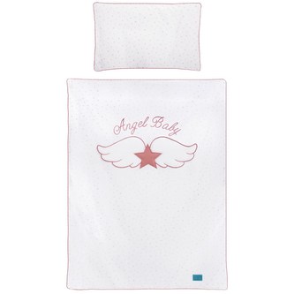 3-dílné ložní povlečení Belisima Angel Baby 100/135 růžové