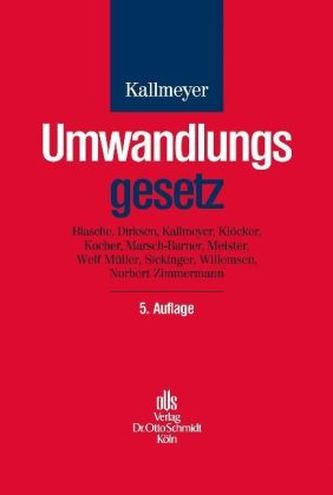 Umwandlungsgesetz (UmwG), Kommentar