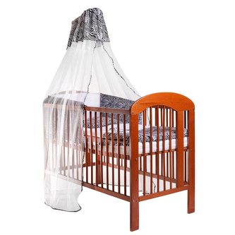 6-dílné ložní povlečení New Baby Zebra 100/135 bílo-černé