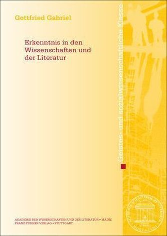 Erkenntnis in den Wissenschaften und der Literatur