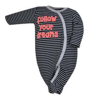 Kojenecký overal Koala Jezevec s nápisem - velikost 68 (4-6m)