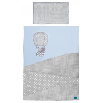 3-dílné ložní povlečení Belisima Balón 100/135 modré