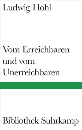 Vom Erreichbaren und vom Unerreichbaren Vom Erreichbaren und vom Unerreichbaren