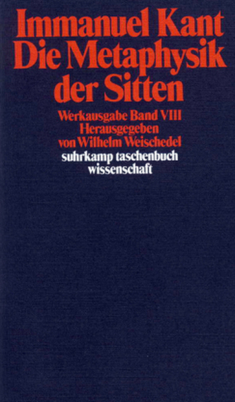 Die Metaphysik der Sitten