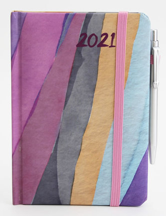 Diář 2021 smart: Barevné pruhy