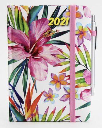 Diář 2021 smart: Ibišky