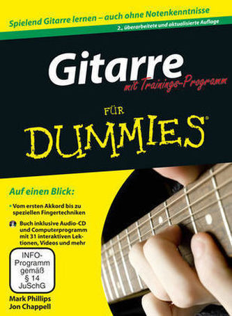 Gitarre für Dummies mit Trainings-Programm, m. Audio-CD + CD-ROM
