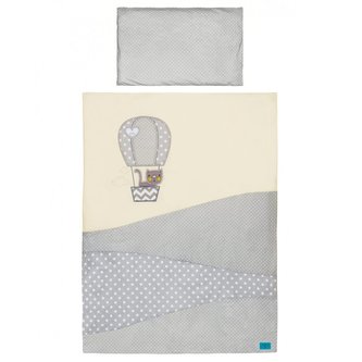 2-dílné ložní povlečení Belisima Balón 90/120 béžové