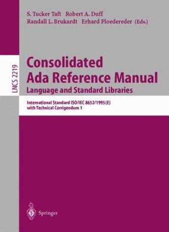 Consolidated Ada Reference Manual, Language and Standard Libraries