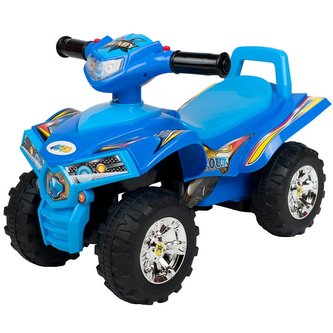 Dětské odrážedlo se zvukem Čtyřkolka Bayo blue