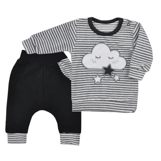 Kojenecké semiškové tepláčky a tričko Koala Cute Cloud - velikost 68 (4-6m)