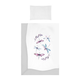 3-dílné ložní povlečení Belisima Vážky 90/120