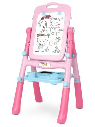 Oboustranná edukační tabule Toyz pink