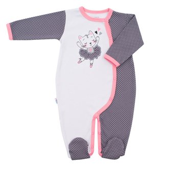 Kojenecký bavlněný overal New Baby Ballerina - velikost 68 (4-6m)