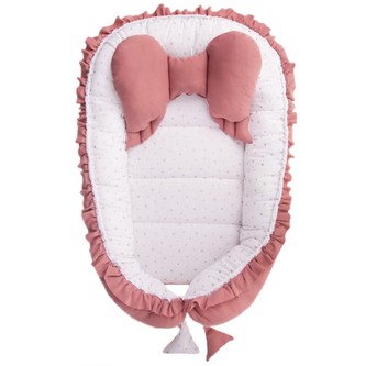 Hnízdečko pro miminko Belisima Angel Baby růžové