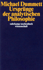 Ursprünge der analytischen Philosophie
