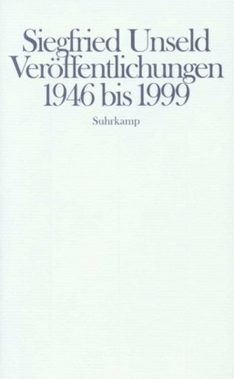 Veröffentlichungen 1946 bis 1999